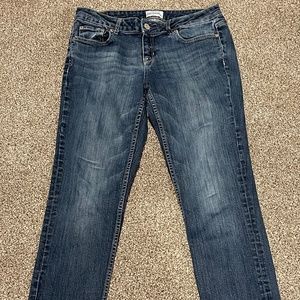 Aeropostale Bayla Skinny Curvy Jeans SZ 7/8 short